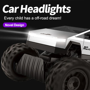 YYRC nuevo 2,4 1:14 escala Cybertruck modelo 4WD todoterreno escalada Control remoto coche Ghz rueda <span class=keywords><strong>grande</strong></span> RC camiones niños regalos - Product Image 3