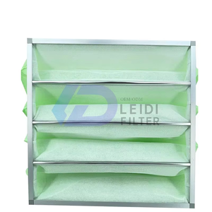 Mới đáng tin cậy <span class=keywords><strong>G4</strong></span> lớp 4P túi lọc Bộ lọc không khí yếu tố cho thương mại thông gió hiệu quả cao - Product Image 2