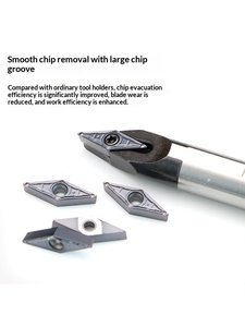 Outil de tournage interne en acier rapide Svjcr/Svucr avec insert VC et poignée antichoc <span class=keywords><strong>pour</strong></span> fraises à pointe VC <span class=keywords><strong>Arc</strong></span> - Product Image 4