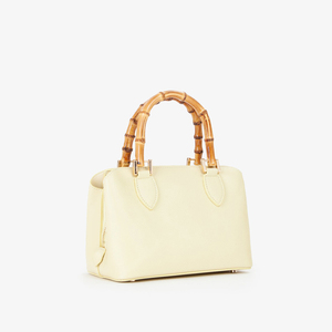 2025 nouvelle mode bambou manche en bois Pu motif Texture plus agréable mignon coquille en forme de sacs à bandoulière femmes dames sac à main et sac à main - Product Image 4