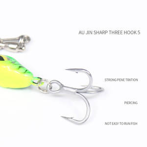 Petit leurre micro Vib <span class=keywords><strong>Spinning</strong></span> Spinnerbait Little Blast Star pour la pêche à la perche rouge, au zander, au black pit, en eau douce, leurre de pêche polyvalent - Product Image 4