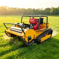 Tondeuse à gazon télécommandée certifiée CE, largeur de coupe 800 mm/1000 mm, moteur diesel