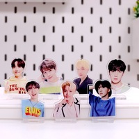KPOP-Mini support en plastique transparent acrylique pour garçon RM JIN JIMIN SUGA V JUNGKOOK, 7 pièces