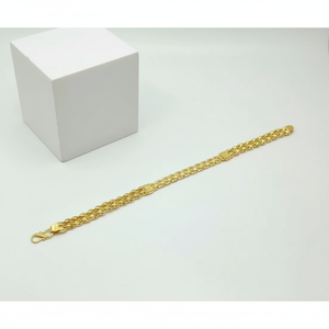 Stylish 22K Gold Chain Bracelet with Intricate Design for <b>Men</b> and Women Fashion Accessories Trendy Bracelet Luxury Bracelet - Product Image 2