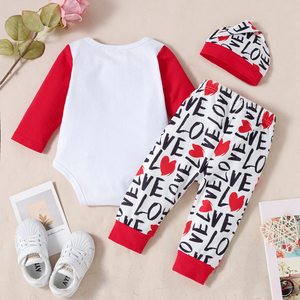 Vêtements <span class=keywords><strong>pour</strong></span> bébés garçons et filles, tenues de la Saint-Valentin <span class=keywords><strong>pour</strong></span> tout-petits, idées cadeaux, vêtements <span class=keywords><strong>pour</strong></span> nouveau-nés 2022, ensemble de vêtements <span class=keywords><strong>pour</strong></span> bébé avec la phrase « Mon premier Saint-Valentin » - Product Image 6