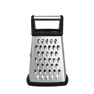 Râpe à fromage professionnelle en acier inoxydable à 4 faces, râpe manuelle pour légumes avec poignée pour râper les pommes de terre - Product Image 1
