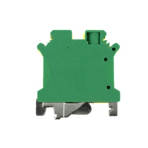 Uslgkg6n — <span class=keywords><strong>bornier</strong></span> à socle din rail jaune et vert, 10 mm² - Product Image 2