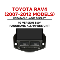 Radio con GPS para Auto Android KZS para RAV4 2007-2012, Reproductor Multimedia con Pantalla OLED de 12.3 Pulgadas 1920*720, 6GB 128GB DSP