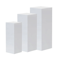 Supports marketing plate-forme boîte d'affichage Art Sculpture piédestal collection Cube couverture trophée acrylique vitrine piédestal support