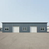 Bâtiment industriel en structure d'acier durable, entrepôt préfabriqué pour l'usine, le centre industriel et la construction de parcs logistiques