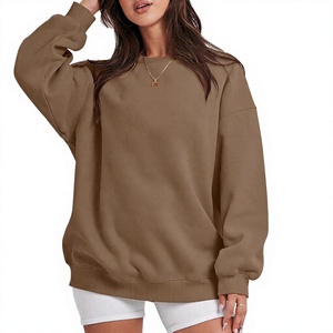 Sweat-shirts imprimés streetwear pour femmes, sweats à capuche en molleton, pulls oversize à col rond, mode décontractée d'automne - Product Image 3