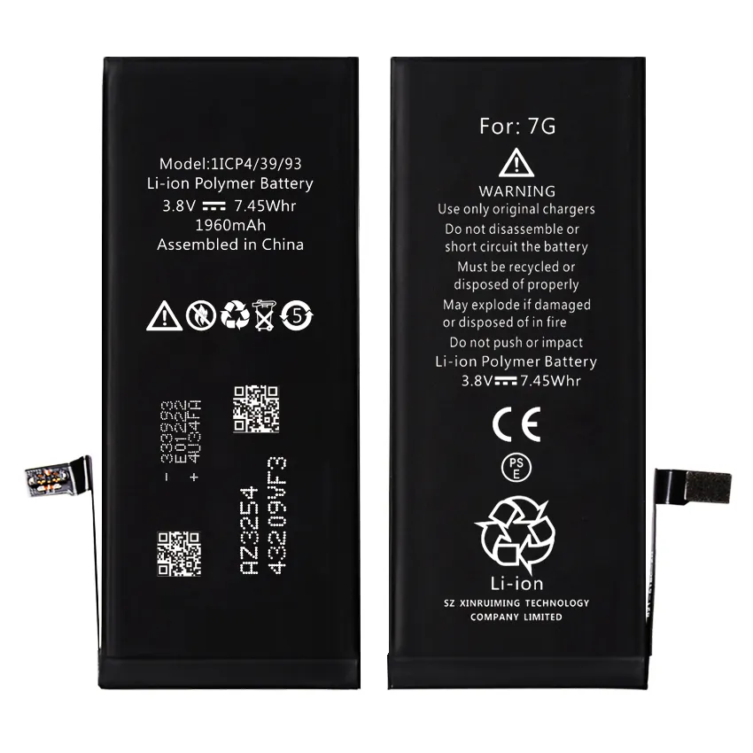 New 0 Cycle Time Full Capacity Digital Cell Phone lithium ion Batteries price for iPhone 7 Mobile Phone Battery Original