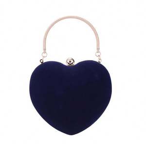 Bolsos de Mano de Malla con Cadena en Forma de Corazón para Mujer, Bolso de Hombro, Bolso de Fiesta, Bolso de Noche, Bolso de Mano Personalizado - Product Image 5