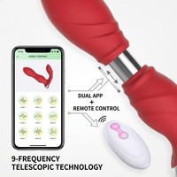 10 Jahre OEM ODM Service 4 Farben Anpassbar Professionelle FBA-Vorbereitung Duale Steuerung App-Fernbedienung 9 Frequenzen Silikon-Vibrator