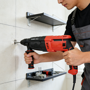 Venta Directa de Fábrica: Martillo Eléctrico con Cable de 800W, 3J de Impacto Fuerte, Mandril SDS <span class=keywords><strong>Plus</strong></span> para Perforaciones en Paredes y Pisos de Concreto - Product Image 1
