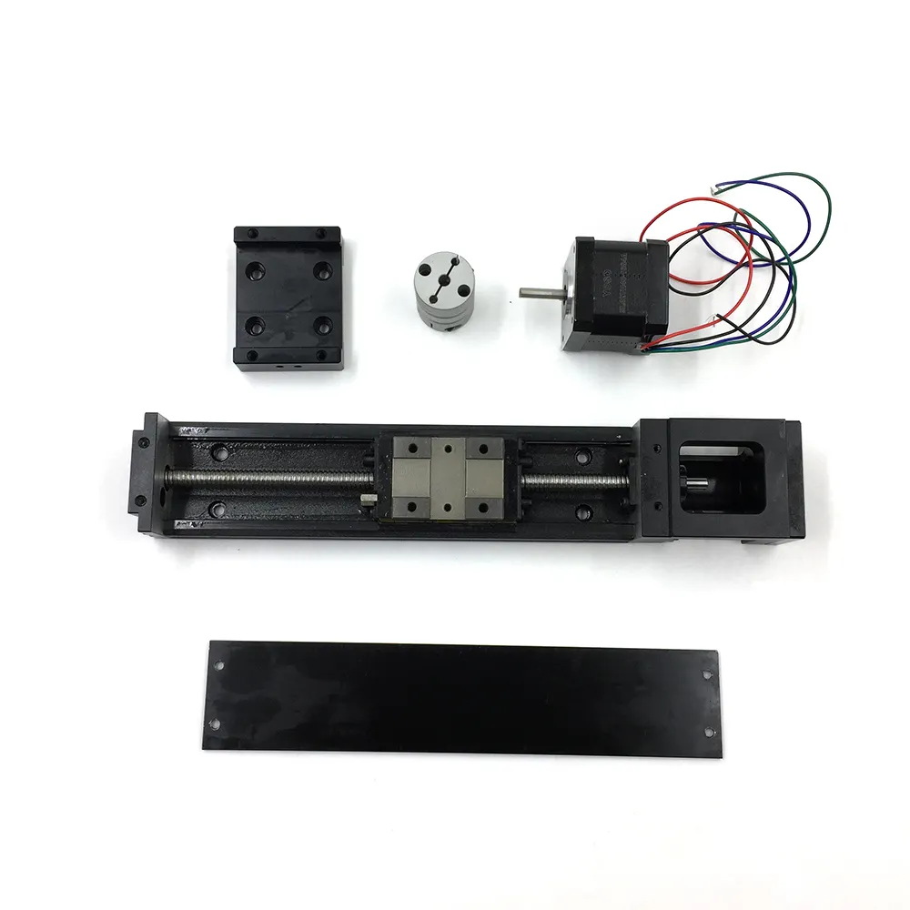 स्क्रू स्लाइड टेबल रैखिक एक्टोरेटर किट Hkk मॉड्यूल एकल अक्ष रोबोट 3 डी प्रिंटर मोटर और ड्राइवर उपलब्ध