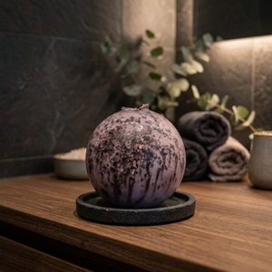 Boule en céramique marron pâle, ornée de taches, rustique, de haute qualité, ronde et polie, pour décorer le sapin de Noël, décoration de la maison, cadeau - Product Image 3