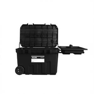 Boîte à outils à roulettes 109 litres avec roues et plateau pour le rangement et le transport - Product Image 2