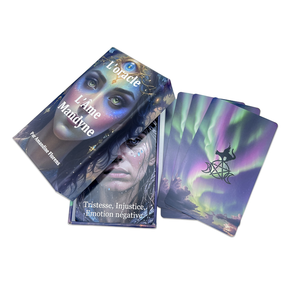 Impresión personalizada Tarot Oracle Cards Eco-Friendly Positive Affirmation Deck Paper Tarot Cards con tapa y caja base - Product Image 5