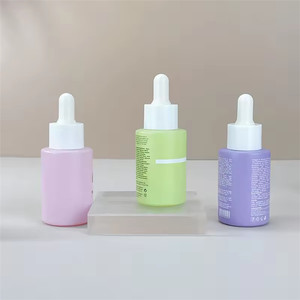 Populars Custom Colors Empty <b>pink</b> Essential Oil <b>Bottle</b> 50ml 100ml Bottled Cosmetic Serum Glass Dropper 1oz 30ml for Hair Oil - Product Image 4