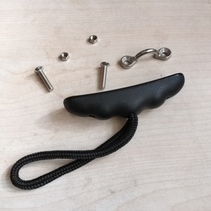 Accesorio para kayak, mango con hebilla tipo C de acero inoxidable con cuerda para lagos, ríos, recreación, duradero - Product Image 2