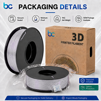 Filamen Printer 3D Becreative Silk PLA 1.75mm 1kg/gulung 15+ Warna Hasil Akhir Sutra Mengkilap Berkilau Daya Tahan Tinggi - Laris Terjual