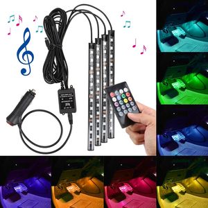 Bande lumineuse LED RGB 12V 10W pour voiture APP 5050, accessoires de décoration d'ambiance USB pour l'intérieur de la voiture - Product Image 5