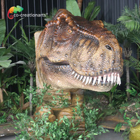 Décoration de dinosaure mécanique de parc à thème animatronique modèle T-rex