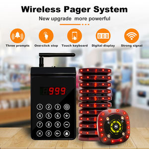 CATEL 2025 Sistema Inalámbrico de Llamada para Restaurantes en Oferta, 10 Pagers con Pantalla LED para Gestión de Colas - Product Image 1