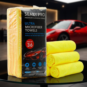 36 Piezas de Toallas para Coche de Microfibra de 300GSM, Paños para Lavado de <span class=keywords><strong>Auto</strong></span>, Herramientas para Pulir, Limpiar y Abrillantar, Kit de Limpieza para Garaje, Detallado y Brillo Interior - Product Image 1