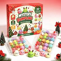 Calendrier de l'Avent de Noël : Boîte Mystère Squishy – Jouets Sensoriels Anti-Stress et Anti-Anxiété