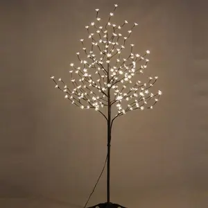 208 LEDs flor de cerezo árbol de luz al aire libre luces de jardín para cuadrado decorativo 1,5 M 1,8 M árbol de iluminación