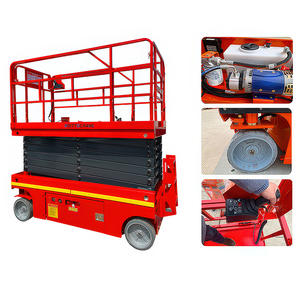 Plataforma Elevadora de Tijera Hidráulica Móvil de 8m 10m 16m 20m, Plataforma Elevadora de Tijera Eléctrica Autopropulsada, Elevador de Tijera Skyjack - Product Image 4