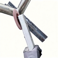 Meuleuse d'angle électrique professionnelle sans balais à interrupteur coulissant, à bras long et portée étendue pour espaces étroits