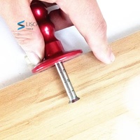 Alat Ukur Penanda Kayu Baja Tahan Karat L-HT170 Alat Tulis Pengukur Tanggam Kepala Ganda Eropa