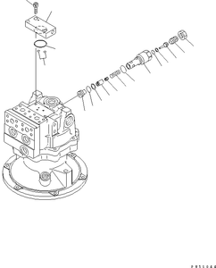 スイングモーター<span class=keywords><strong>PC200</strong></span> <span class=keywords><strong>PC200</strong></span>-7 PC210 PC220 PC220-7 PC230 PC230NHD掘削機ロータリーデバイススペアパーツ706-7G-01040コマツ用 - Product Image 2