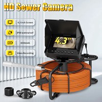 Caméra d'inspection de tuyaux portable 10M, étanche IP68, pour égouts et canalisations, pour plombiers et usage domestique