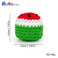 Ballon Hacky Sack en crochet fait main, ballon à tricoter avec logo personnalisé, cadeau promotionnel, ballon de jonglage, vente en gros