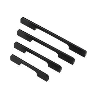 GQK Tiradores y Perillas Modernos de Lujo Sencillo de Aluminio Cuadrado para Armarios, Cajones y Muebles, Acabado Oro Cepillado - Product Image 1