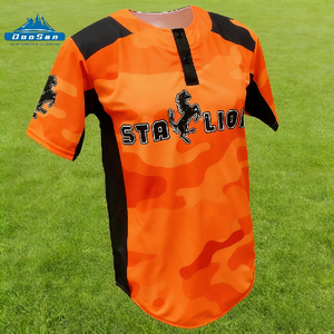 Collection de maillots de baseball Doosansports Stallion Camouflage - Uniforme d'équipe multicolore avec nom et numéro personnalisés - Product Image 5
