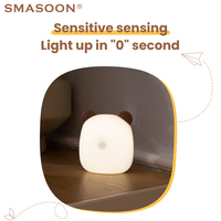 Lampe à détecteur de mouvement ultra-sensible pour enfants, anti-lumière bleue, batterie 180 jours, certifiée CE/ROHS, haute sécurité, utilisation en chambre, garantie 3 ans
