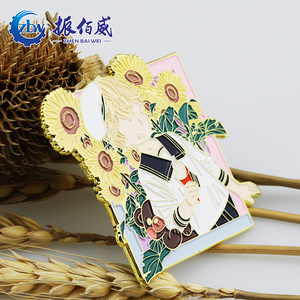 Tùy Chỉnh Kim Loại Hoa Hình Ve Áo Pin Biểu Tượng Tùy Chỉnh Cá Tính Phim Hoạt Hình Nhân Vật Nút Ly Hợp Huy Hiệu - Product Image 3