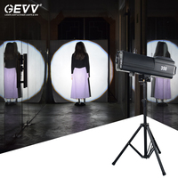 Équipement de scène de mariage GEVV, projecteur LED à double mise au point électronique DMX 150W pour spectacle en studio