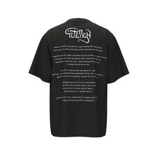 Camiseta de Hombre 100% Algodón Transpirable con Estampado de Personajes Culturales de Rock, Estilo Hip-Hop Urbano, Nueva Colección de Verano, Venta al Por Mayor de Fábrica - Product Image 3