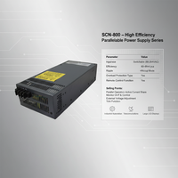 Alimentation à découpage à sortie unique OKEY SCN-800 12V 24V 36V 48V DC 800W avec PFC, entrée AC 110V/220V, certifiée CE RoHS, garantie 2 ans