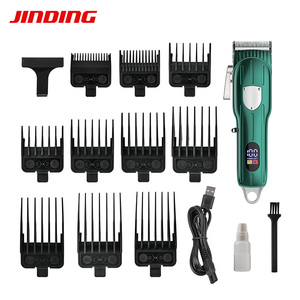 Jinding loại mới của tóc Clipper với thép không gỉ Blade head và LCD hiển thị kỹ thuật số có thể sạc lại máy cạo râu - Product Image 3