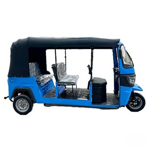 Tuk-Tuk Électrique Passager Tricycle 60V/72V 4000W, Carrosserie Fermée, 8 Places, pour Transfers Aéroportuaires et Gares - Product Image 4