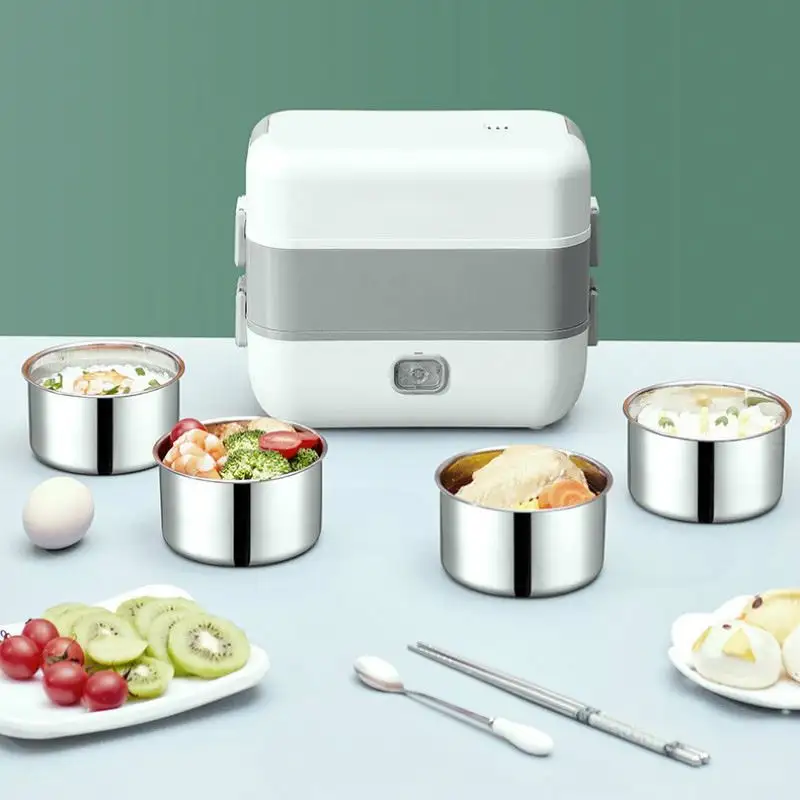 Vamia Mini Drum Slow Rijst Met Stoomboot Grote Capaciteit Hoge Kwaliteit Multifunctionele Huis Huisoude Elektrische Lunchboxen Fornuis