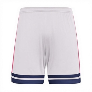 Pantalones Cortos Deportivos Ecológicos para Hombre con Cordón Ajustable, Cintura Media, Color Sólido, Gris Glory/Azul Marino Team, 2 Bolsillos Color Rubí Puro - Product Image 2