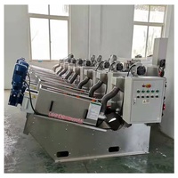Déshydrateur automatique de presse à vis de machine de déshydratation de boue de disque de Mullti pour la déshydratation d'huile de palme de traitement des eaux usées